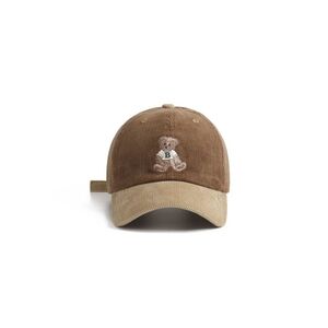 Nwt Corduroy Bear Hat